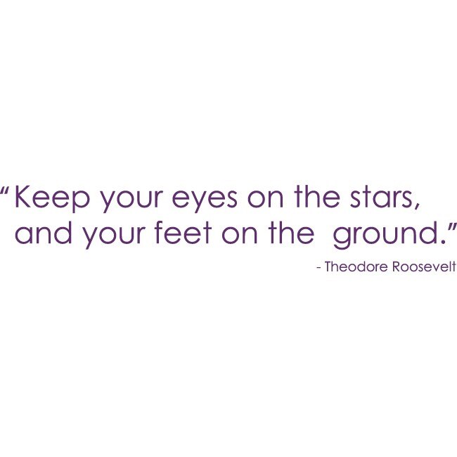 Keep your eyes on the stars - Sticker Decorativ - Indigo - 135 x 26 cm