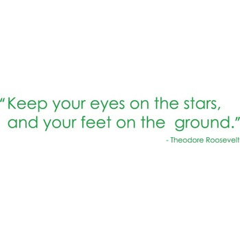 Keep your eyes on the stars - Sticker Decorativ - Verde - 180 x 34 cm Keep your eyes on the stars - Sticker Decorativ - Verde - 180 x 34 cm