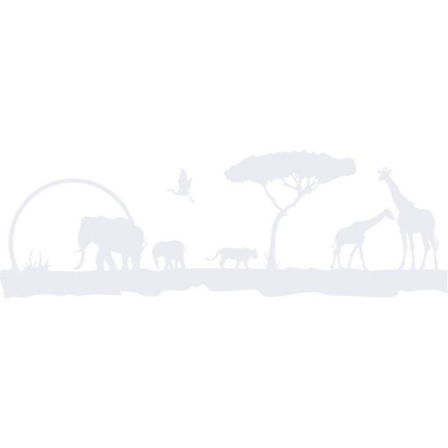 Africa - Sticker Decorativ - Alb polar - 150 x 50 cm