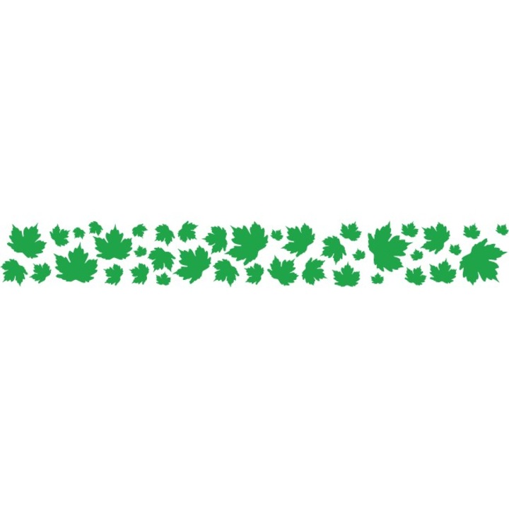 Frunze - Sticker Decorativ - Verde - 119 x 16 cm