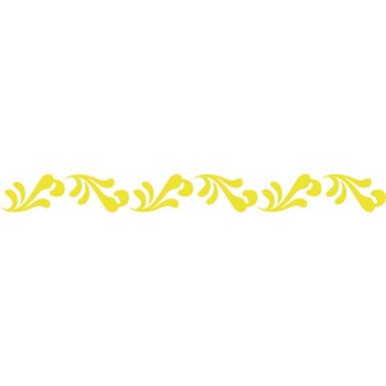 Frunze decorative - Sticker Decorativ - Lemon - 119 x 12 cm Frunze decorative - Sticker Decorativ - Lemon - 119 x 12 cm