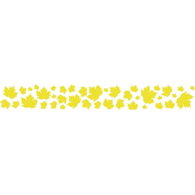 Frunze - Sticker Decorativ - Lemon - 119 x 16 cm