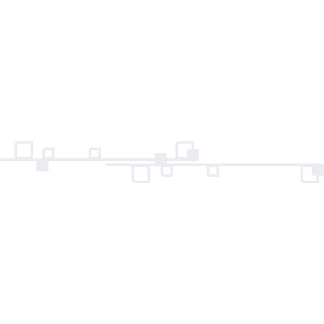 Cuburi - Sticker Decorativ - Alb polar - 119 x 15 cm