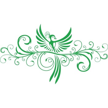 Pasarea Phoeni x - Sticker Decorativ - Verde - 135 x 76 cm Pasarea Phoeni x - Sticker Decorativ - Verde - 135 x 76 cm