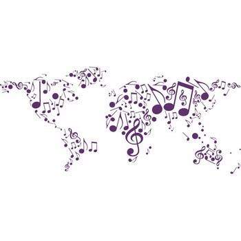 Tarile lumii danseaza - Sticker Decorativ - Indigo - 268 x 119 cm Tarile lumii danseaza - Sticker Decorativ - Indigo - 268 x 119 cm