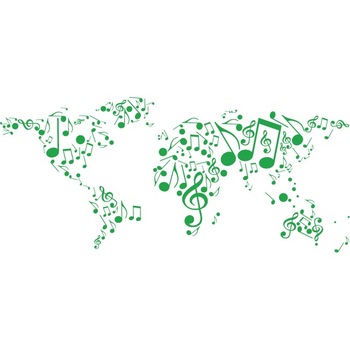 Tarile lumii danseaza - Sticker Decorativ - Verde - 268 x 119 cm Tarile lumii danseaza - Sticker Decorativ - Verde - 268 x 119 cm