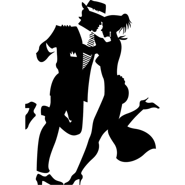 Mambo - Sticker Decorativ - Negru - 86 x 119 cm