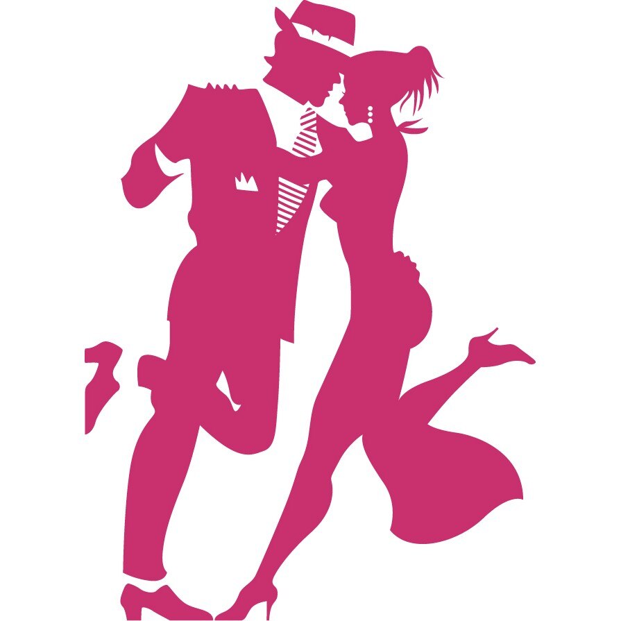 Mambo - Sticker Decorativ - Magenta - 119 x 165 cm