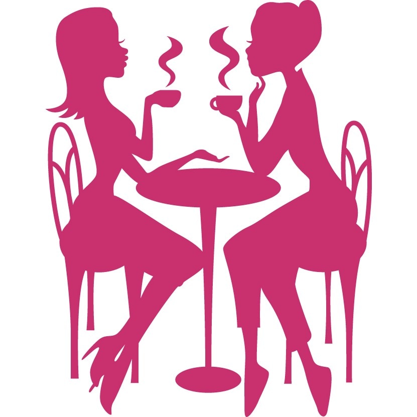 La o mica barfa - Sticker Decorativ - Magenta - 93 x 119 cm