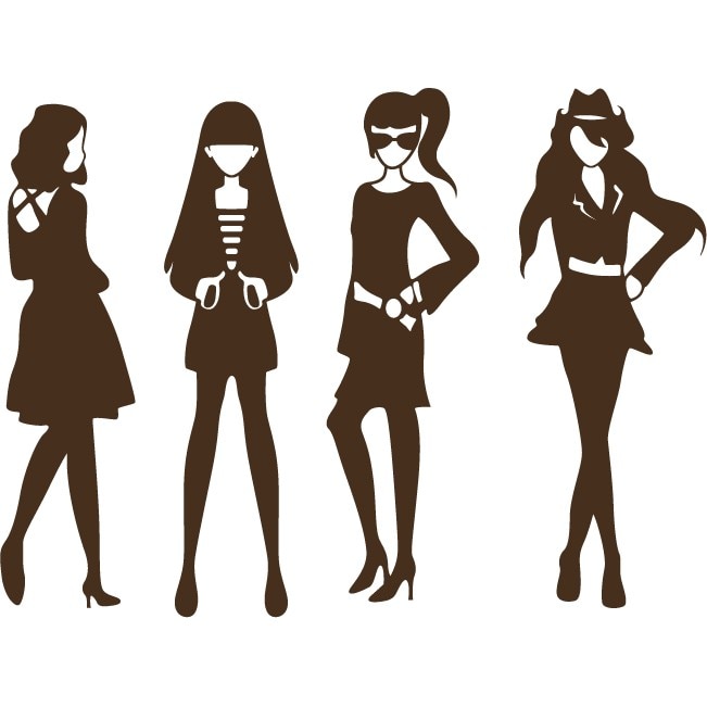 Fete la moda - Sticker Decorativ - Choco - 159 x 119 cm