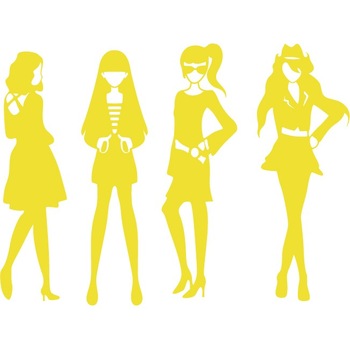 Fete la moda - Sticker Decorativ - Lemon - 119 x 89 cm Fete la moda - Sticker Decorativ - Lemon - 119 x 89 cm