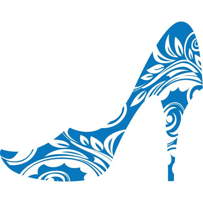 Sus pe toc - Sticker Decorativ - Albastru - 119 x 94 cm