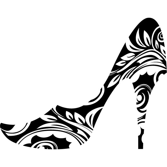 Sus pe toc - Sticker Decorativ - Negru - 119 x 94 cm