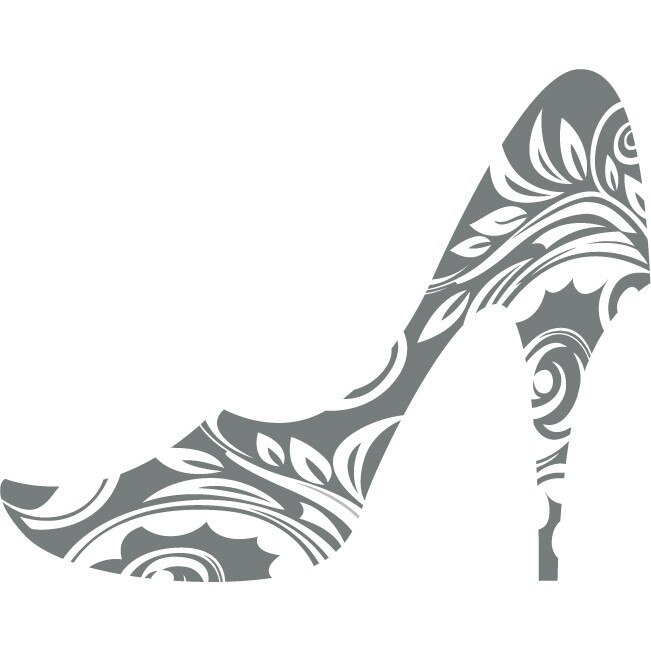 Sus pe toc - Sticker Decorativ - Gri Metal - 119 x 94 cm