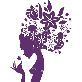 Frumusete inflorita - Sticker Decorativ - Indigo - 89 x 122 cm Frumusete inflorita - Sticker Decorativ - Indigo - 89 x 122 cm