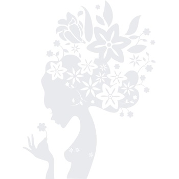 Frumusete inflorita - Sticker Decorativ - Alb polar - 89 x 122 cm Frumusete inflorita - Sticker Decorativ - Alb polar - 89 x 122 cm