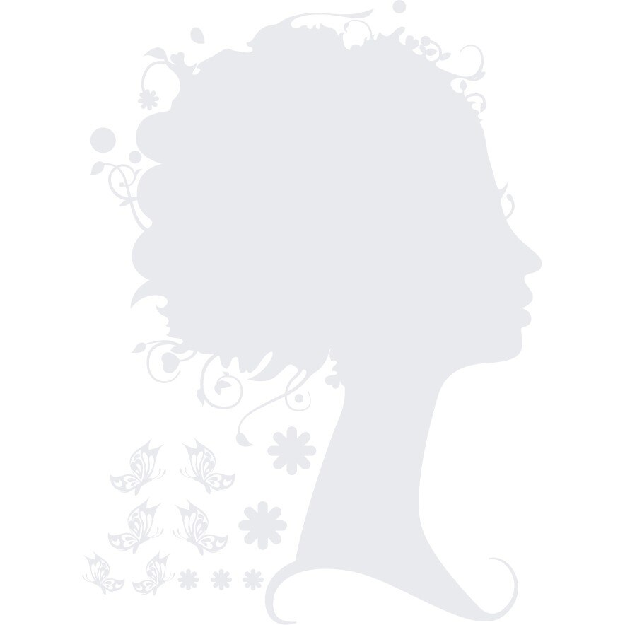 Parul prinde viata - Sticker Decorativ - Alb polar - 119 x 162 cm