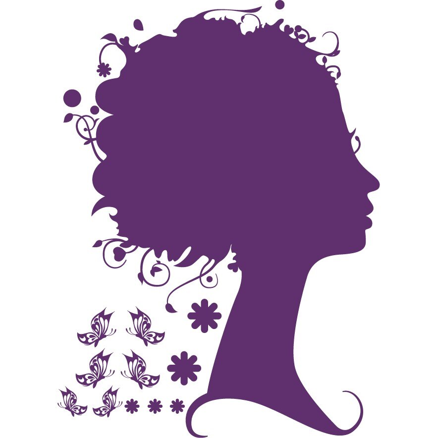 Parul prinde viata - Sticker Decorativ - Indigo - 119 x 162 cm