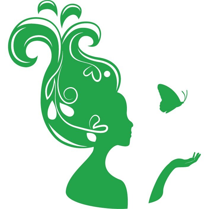 Coc sofisticat - Sticker Decorativ - Verde - 119 x 129 cm