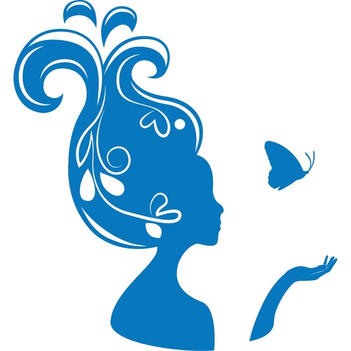 Coc sofisticat - Sticker Decorativ - Albastru - 119 x 129 cm