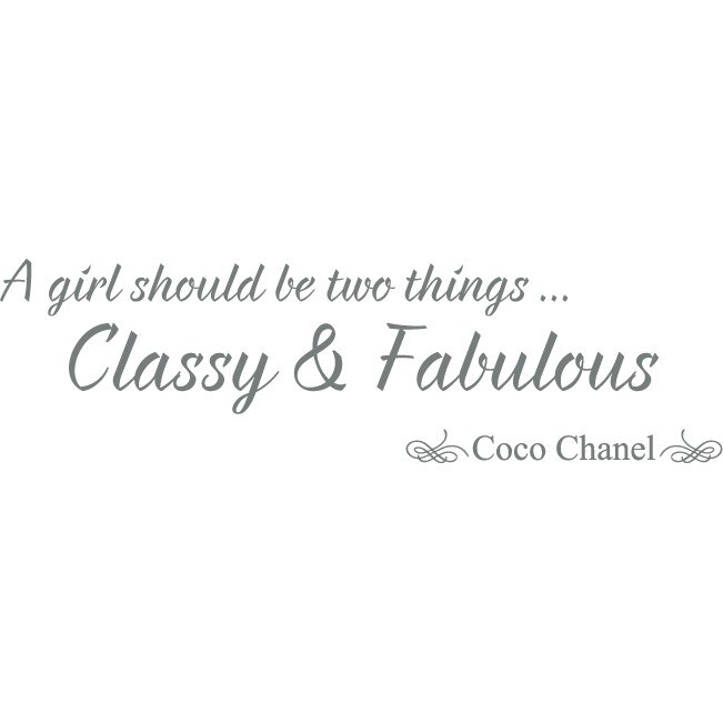 Classy & Fabulous - Sticker Decorativ - Gri Metal - 135 x 38 cm