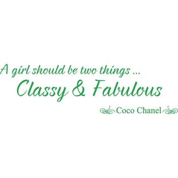 Classy & Fabulous - Sticker Decorativ - Verde - 180 x 51 cm Classy & Fabulous - Sticker Decorativ - Verde - 180 x 51 cm