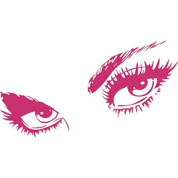 Privire seducatoare - Sticker Decorativ - Magenta - 119 x 65 cm Privire seducatoare - Sticker Decorativ - Magenta - 119 x 65 cm
