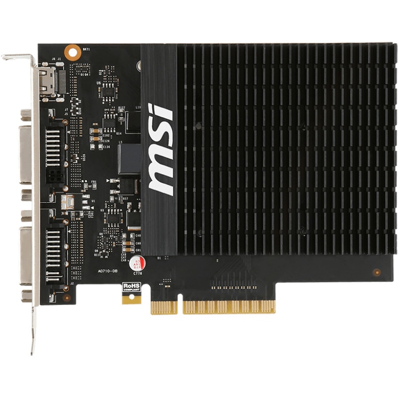 Placa video MSI GeForce® GT 710 2GD3H H2D, 2GB DDR3, 64-bit