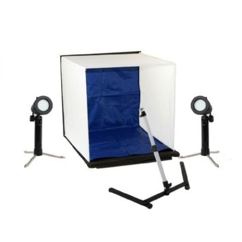 Cub Fotografie Produs 40x40 cm + 2 x 4W Pliabil Falcon Eyes PBK-40AB-2LS