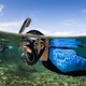 Masca scuba diving full face masura L/XL, cu suport pentru camere de actiune GoPro, SJCAM, Xiaomi - Phuture®