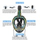 Masca scuba diving full face masura L/XL, cu suport pentru camere de actiune GoPro, SJCAM, Xiaomi - Phuture®