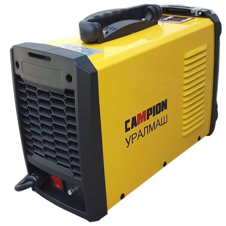 Campion-Uralmash inverteres hegesztőgép, MMA, 400L-IGBT technológia, sárga