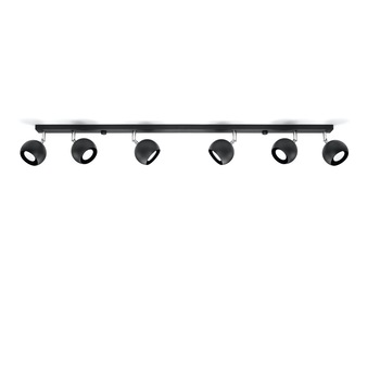 Plafoniera Oculare, Sollux Lighting, GU10, LED, 6 x 40 W, Negru Plafoniera Oculare, Sollux Lighting, GU10, LED, 6 x 40 W, Negru