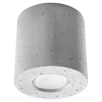 Plafoniera Orbis, Sollux Lighting, IP20, 40 W, 1 x LED, GU10, Ciment, Boho Design, Alb Plafoniera Orbis, Sollux Lighting, IP20, 40 W, 1 x LED, GU10, Ciment, Boho Design, Alb