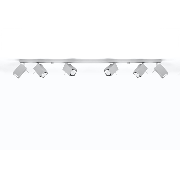 Плафон Merida, Sollux Lighting, IP20, 40 W, 6 x LED, сив