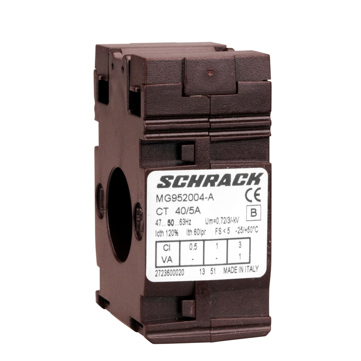 Transformator de curent 40-5A, D=21mm-10