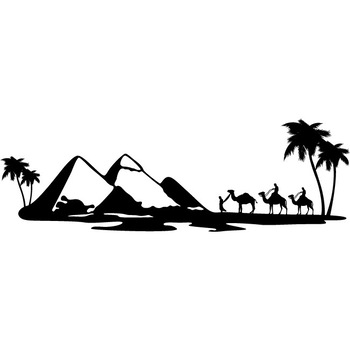 Sahara - Sticker Decorativ - Negru - 180 x 58 cm Sahara - Sticker Decorativ - Negru - 180 x 58 cm