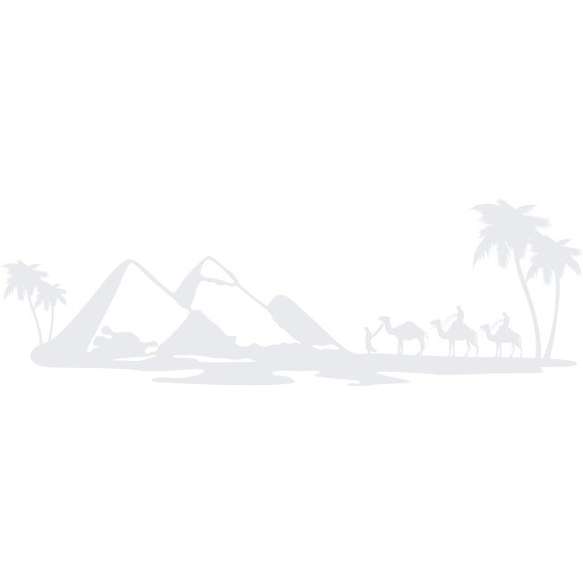 Sahara - Sticker Decorativ - Alb polar - 135 x 44 cm