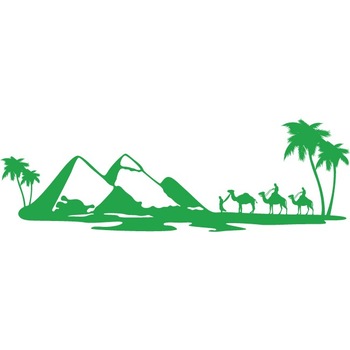 Sahara - Sticker Decorativ - Verde - 135 x 44 cm Sahara - Sticker Decorativ - Verde - 135 x 44 cm