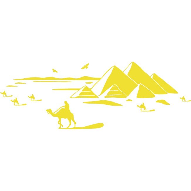 Egipt - Sticker Decorativ - Lemon - 135 x 48 cm