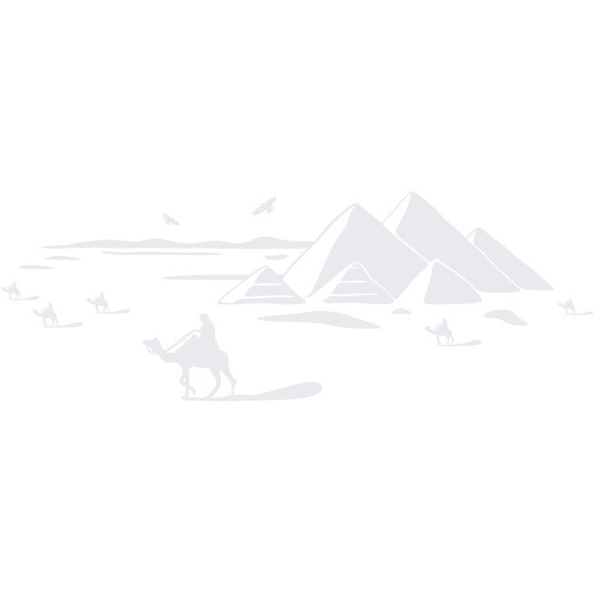 Egipt - Sticker Decorativ - Alb polar - 180 x 64 cm