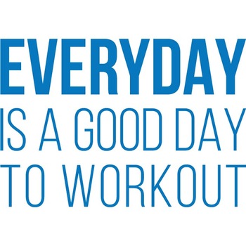 Everyday is a Good Day... - Sticker Decorativ - Albastru - 119 x 82 cm Everyday is a Good Day... - Sticker Decorativ - Albastru - 119 x 82 cm