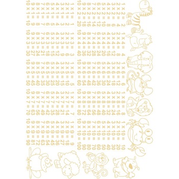 Tabla inmultirii - Sticker Decorativ - Bej - 168 x 119 Tabla inmultirii - Sticker Decorativ - Bej - 168 x 119