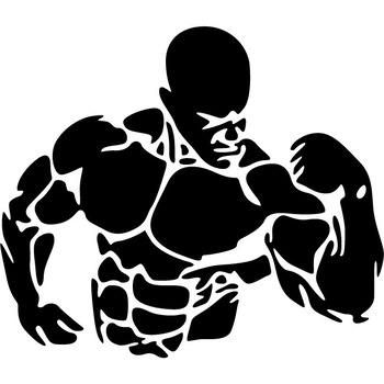 Antreneaza-te - Sticker Decorativ - Negru - 138 x 119 cm Antreneaza-te - Sticker Decorativ - Negru - 138 x 119 cm