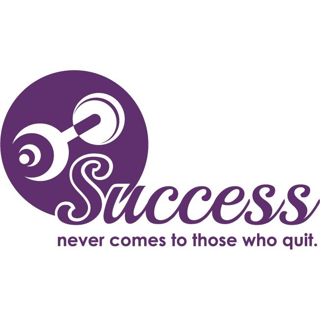 Success - Sticker Decorativ - Indigo - 119 x 67 cm