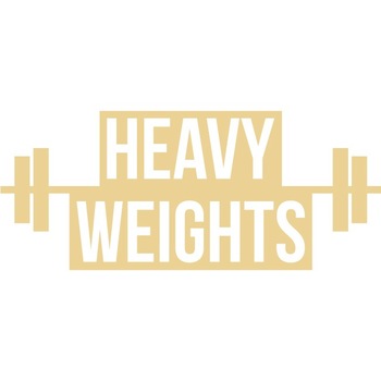 Heavy Weights - Sticker Decorativ - Bej - 89 x 38 cm Heavy Weights - Sticker Decorativ - Bej - 89 x 38 cm