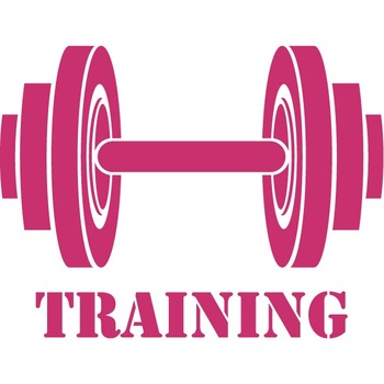 Training - Sticker Decorativ - Magenta - 119 x 90 cm Training - Sticker Decorativ - Magenta - 119 x 90 cm