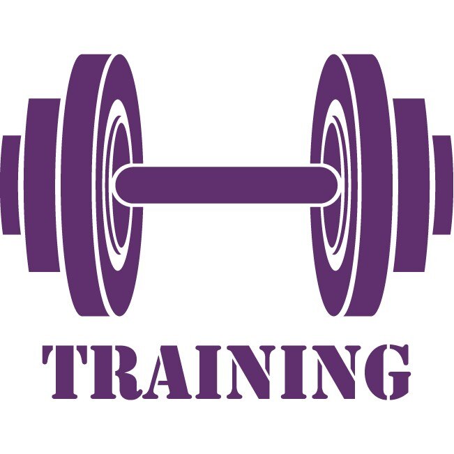 Training - Sticker Decorativ - Indigo - 119 x 90 cm