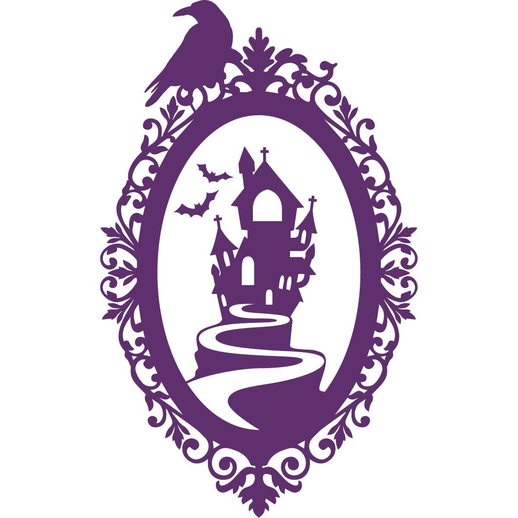 Oglinda misterioasa - Sticker Decorativ - Indigo - 55 x 89 cm