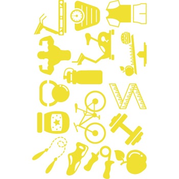 Traieste sanatos - Sticker Decorativ - Lemon - 89 x 140 cm Traieste sanatos - Sticker Decorativ - Lemon - 89 x 140 cm